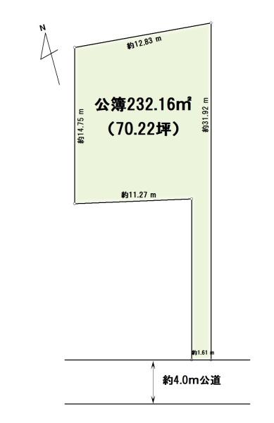 売地　松戸新田
