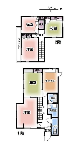 鎌ケ谷市東道野辺６丁目の中古一戸建て