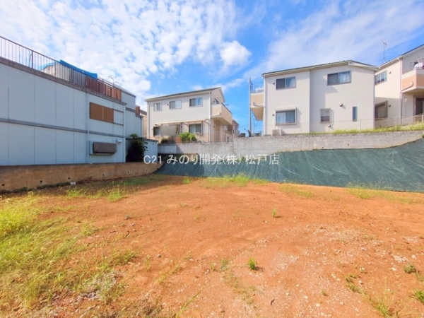 柏市新逆井1丁目の土地(現地土地写真)