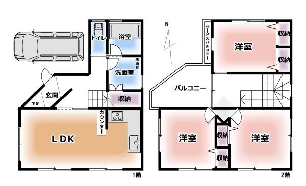 中古戸建　鎌ヶ谷市くぬぎ山2丁目