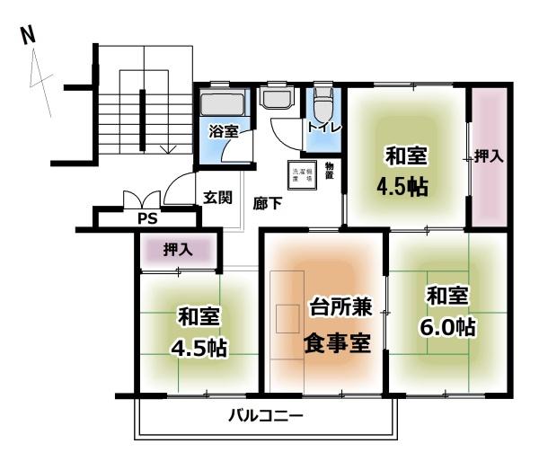 牧の原団地2街区6号棟