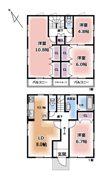 松戸市緑ケ丘２丁目の中古一戸建て