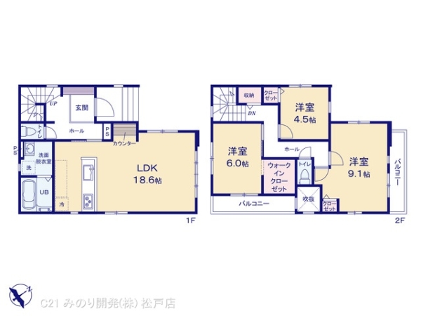 柏市花野井の新築一戸建