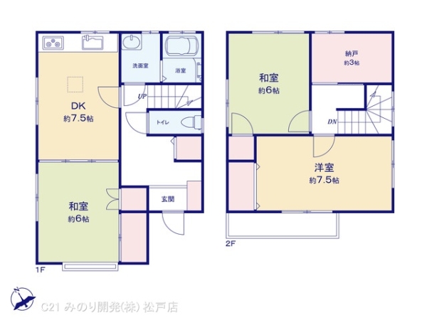 鎌ケ谷市東道野辺３丁目の中古一戸建て