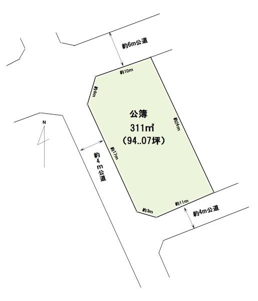 柏市松ケ崎の土地