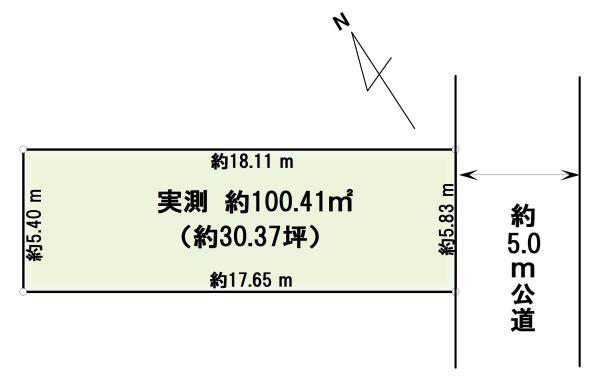 売地　鎌ヶ谷市北中沢2丁目