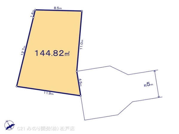 柏市戸張の売土地