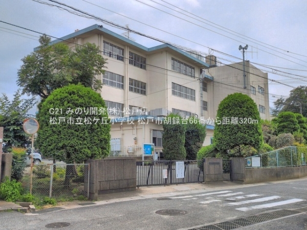 松戸市胡録台の新築一戸建(松戸市立松ケ丘小学校)