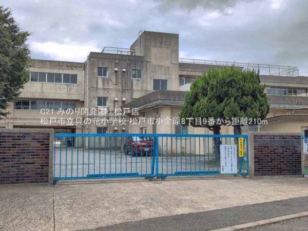 松戸市小金原８丁目の新築一戸建(松戸市立貝の花小学校)