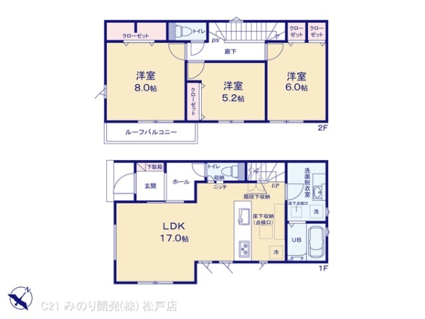 鎌ケ谷市南初富６丁目の新築一戸建