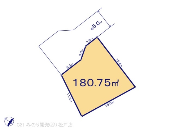 柏市戸張の売土地