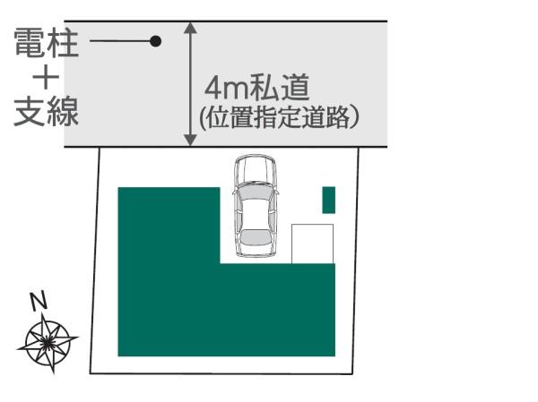 川口市南前川1丁目新築戸建(区画図)