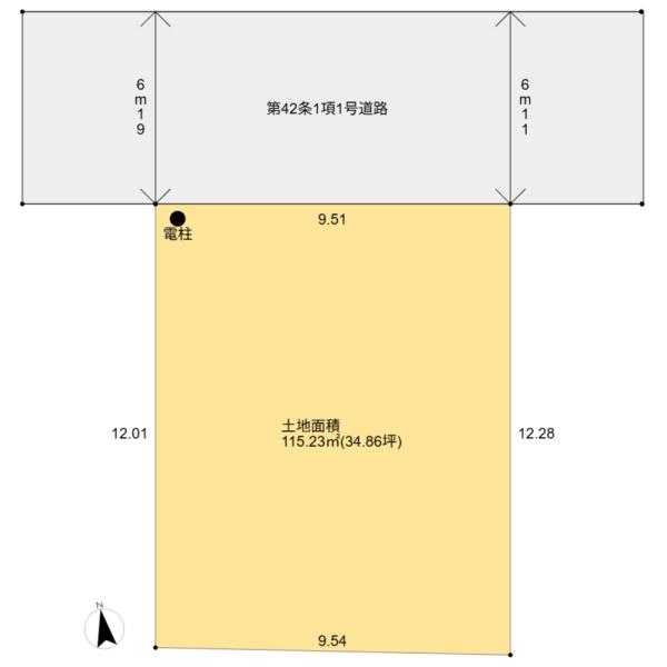 越谷市大字大泊の土地