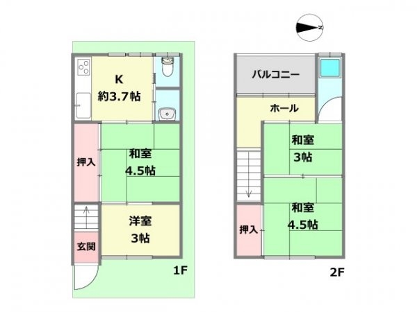 尼崎市崇徳院１丁目中古テラスハウス