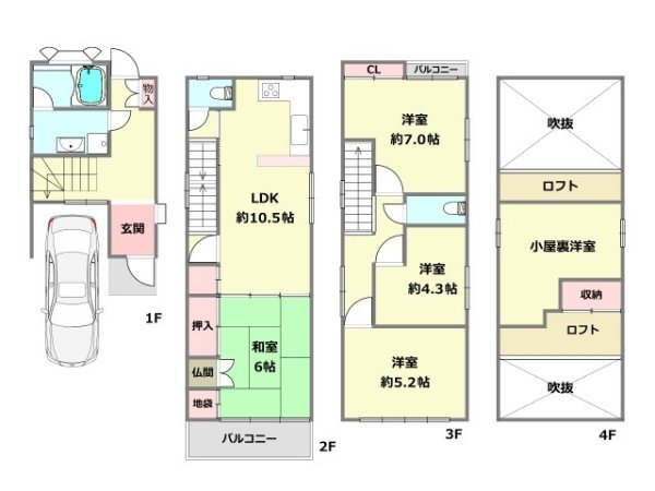 尼崎市大庄西町４丁目の中古一戸建て
