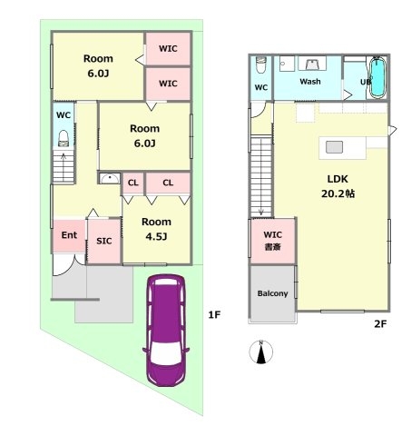 【建築条件付土地】Jin-House豊中宮山町Project