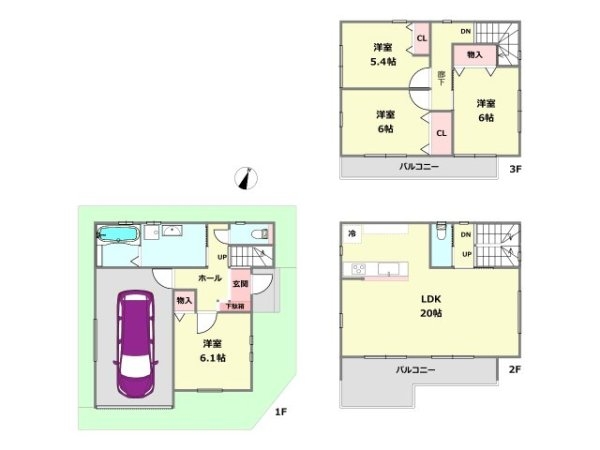 尼崎市北大物町新築一戸建て