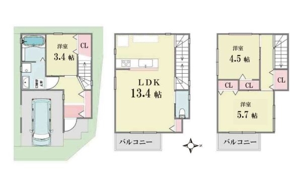 尼崎市武庫之荘東２丁目中古戸建