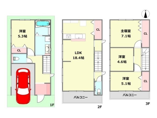 尼崎市久々知西町2丁目新築一戸建て