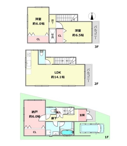 尼崎市大庄北５丁目の中古一戸建て