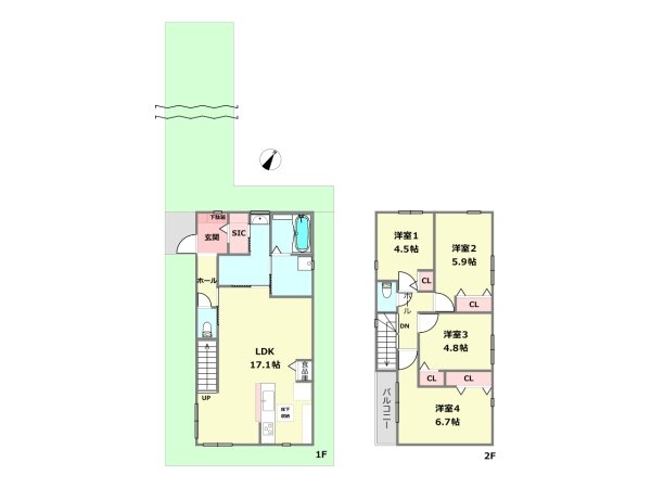 伊丹市桜ケ丘４丁目の土地