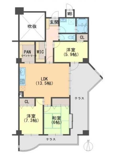 パレ武庫川プルミエール壱号棟