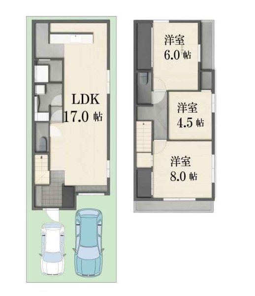 尼崎市金楽寺町２丁目の中古一戸建て