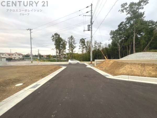 神戸市北区西山2丁目の土地(前面道路含む現地写真)