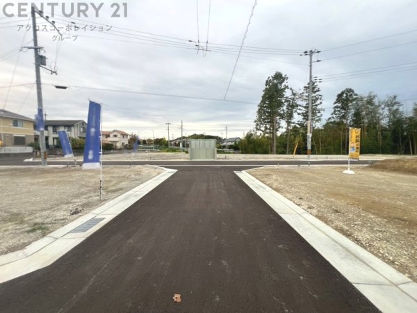 神戸市北区西山2丁目の土地(前面道路含む現地写真)