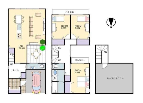 尼崎市稲葉荘1丁目新築一戸建て
