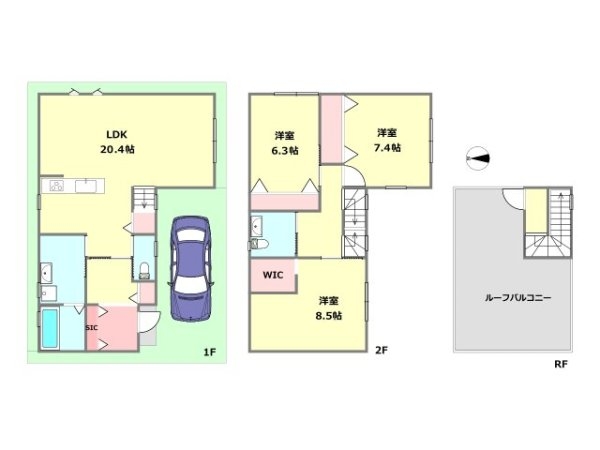 尼崎市稲葉荘1丁目新築一戸建て