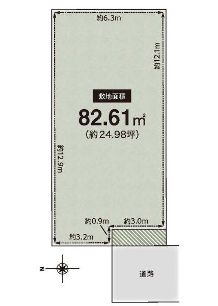 尼崎市大庄中通3丁目売り土地