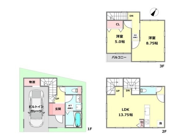 尼崎市梶ヶ島　新築一戸建て