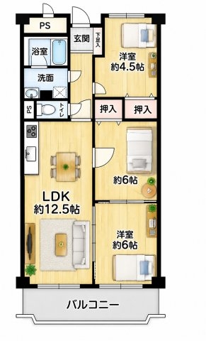 サンハイツ武庫之荘1棟