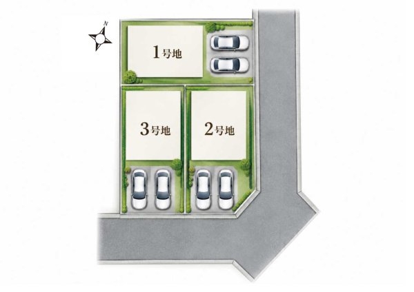 川西市南花屋敷4丁目プロジェクト　全3区画