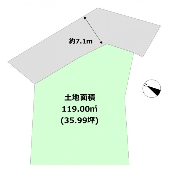 川西市鴬の森町の土地