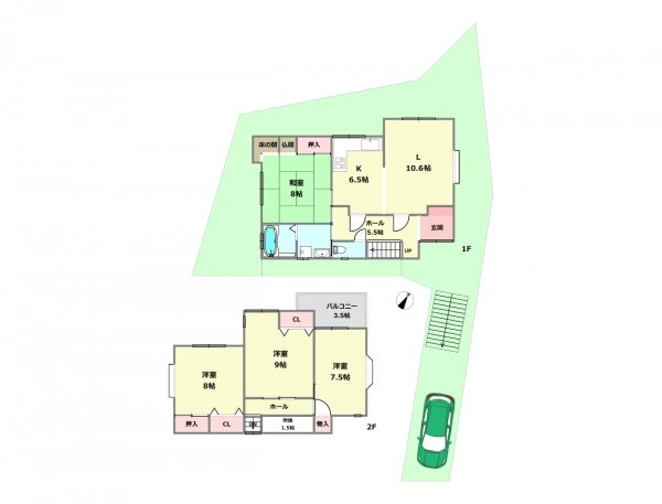 川西市錦松台の中古一戸建て