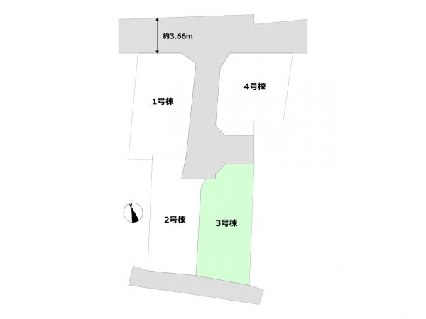 グラファーレ伊丹市野間　全4区画