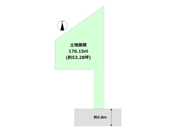 川西市寺畑2丁目建築条件付き土地