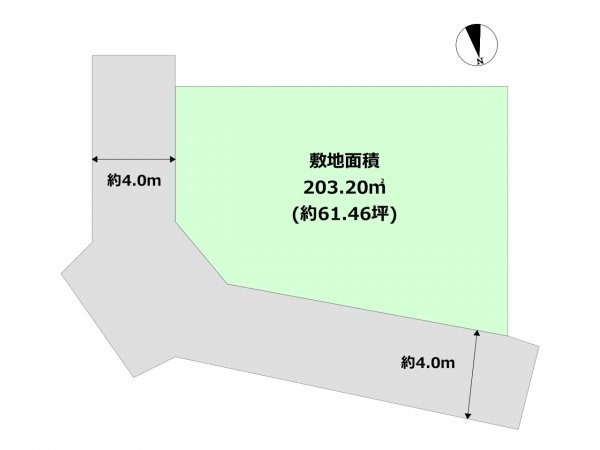 川西市松が丘町売り土地