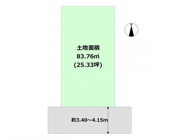 宝塚市美幸町建築条件付き土地