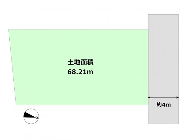 川西市加茂1丁目売り土地