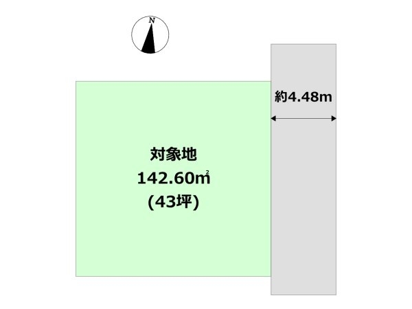 宝塚市花屋敷松ガ丘　全1区画