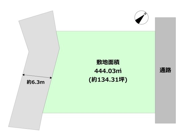 川西市錦松台売り土地