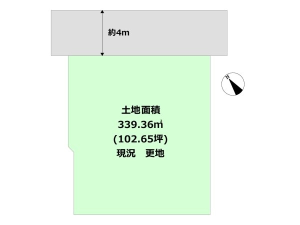 川西市平野１丁目の土地