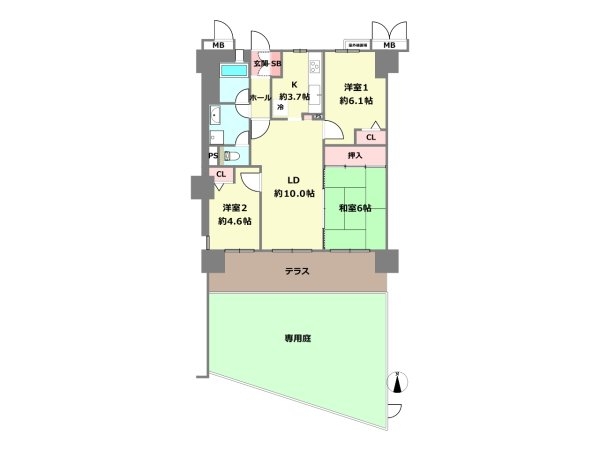 パレ北武庫之荘３