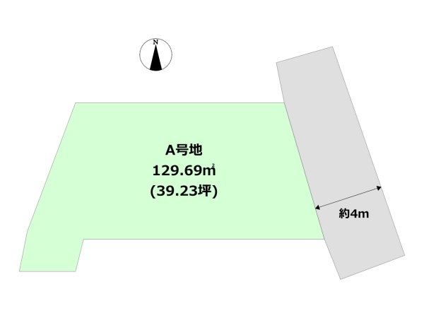 川西市花屋敷１丁目の土地