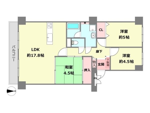 コープ野村第弐伊丹E棟