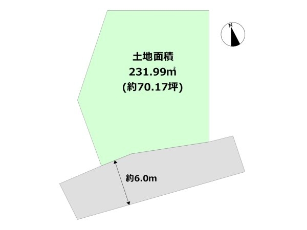 川西市見野２丁目の土地