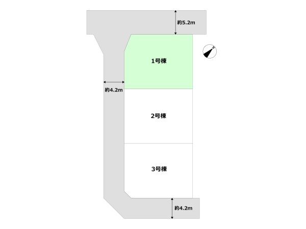 テラシエ池田市旭丘5期　全3区画